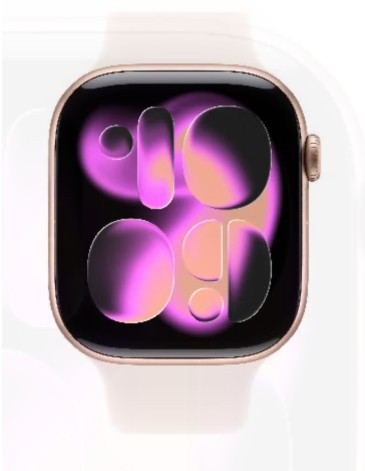 Apple Watch S 11 GPS 42mm Rose Gold Aluminium Case with Light Blush Sport Band - M/L